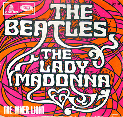 THE BEATLES - Lady Madonna album front cover vinyl record